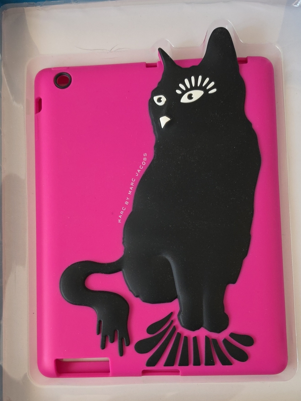 RUE The CAT Pink Silicone Case Sleeve For iPad 3 & 4, Marc By Marc Jacobs Design
